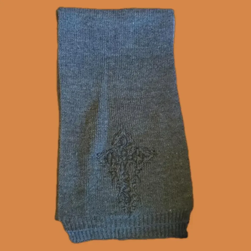 Mens Harley Davidson gray Knit scarf
